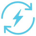 B12 icon blue graphics